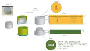 スキン ケアの包装のための多彩な円形のペーパー ギフト用の箱のペーパー管 - スキンケア紙包装チューブボックス - 7
