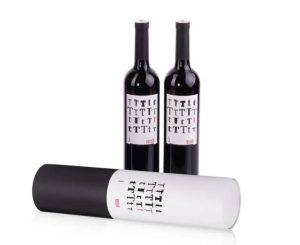 ワインのための生分解性の製造業者の suppli のシリンダーのクラフト紙の管の包装 ワインの包装のための生分解性の製造業者のシリンダーのクラフト紙の管