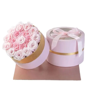 花紙管包装箱バラの花の包装リサイクル可能な紙箱用品